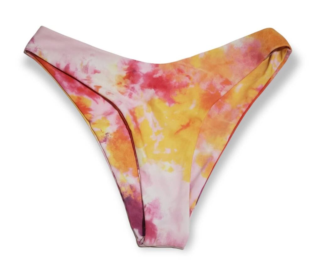 Zaful Pastel Colored Tie Dye Swim Wear Bikini Bottom - Size 4